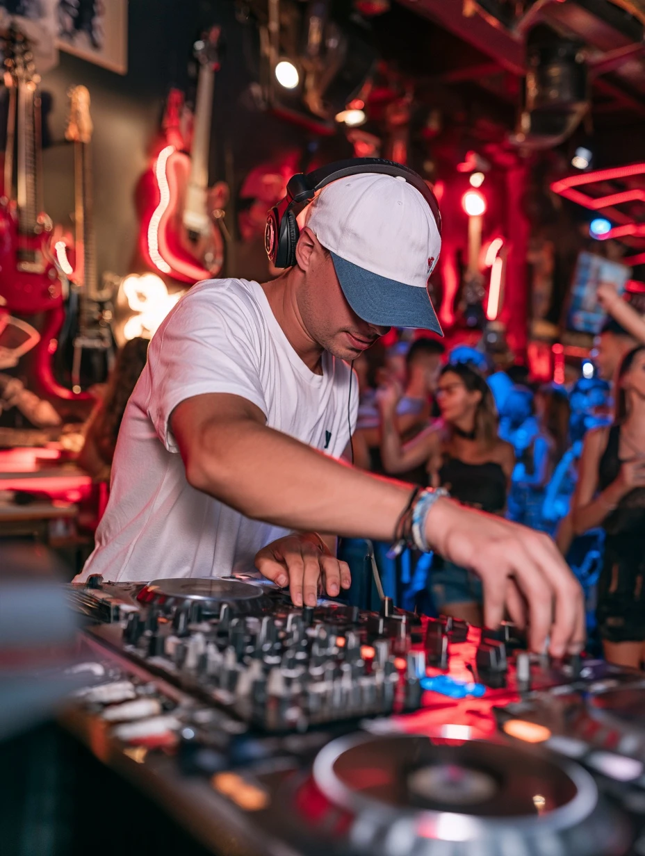 Dj Chavez im Hard Rock Cafe Tenerife, Playa de las Américas – Veranstaltungsplakat Teneriffa