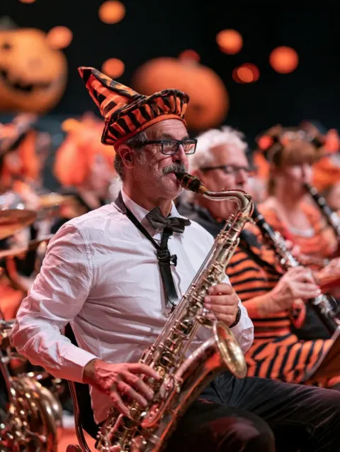 Especial Halloween de la Banda de Música Las Candelas con Moisés Évora im Espacio Cultural Cine Viejo, Candelaria – Veranstaltungsplakat Teneriffa