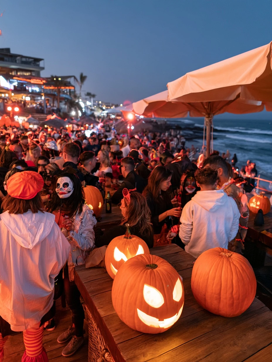 Jalloween im Monkey Beach Club, Playa de las Américas – Veranstaltungsplakat Teneriffa