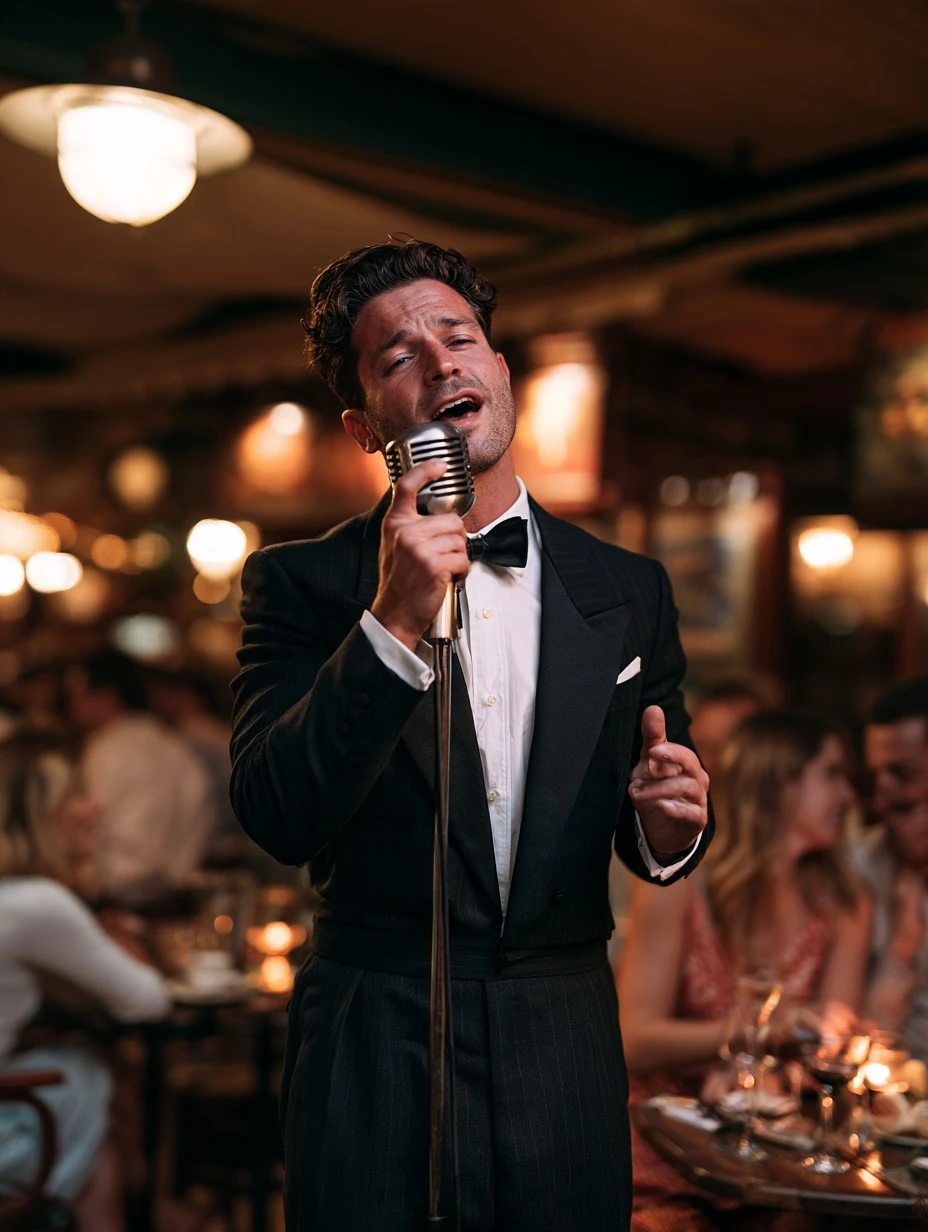 The Godfather of Swing en The Market Tavern, Los Cristianos: cartel del evento en Tenerife