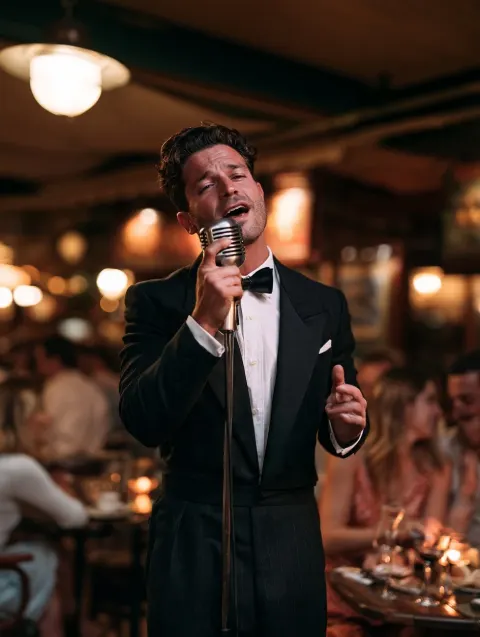 The Godfather of Swing im The Market Tavern, Los Cristianos – Veranstaltungsplakat Teneriffa