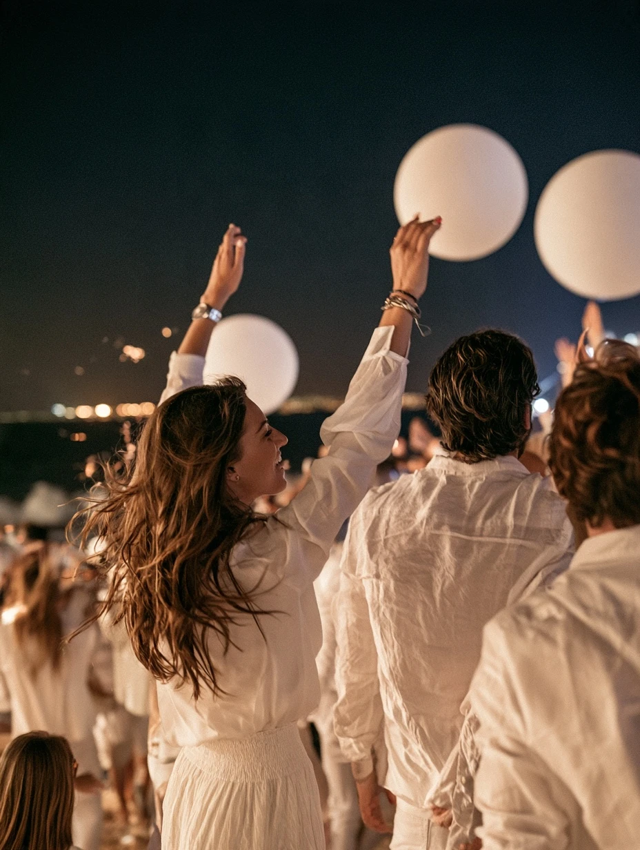 The White Party at Monkey Beach Club, Playa de las Américas — Tenerife event poster
