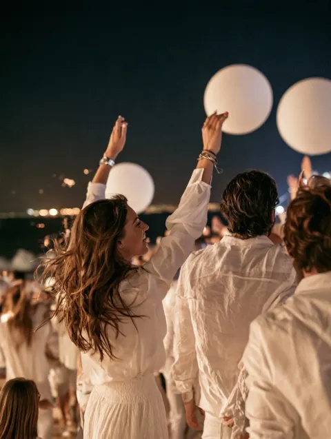 The White Party im Monkey Beach Club, Playa de las Américas – Veranstaltungsplakat Teneriffa