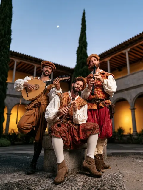 Trov’Antiga — Festival de Música Antigua de La Laguna im Patio de los Cipreses del Exconvento de San Agustín, San Cristóbal de La Laguna – Veranstaltungsplakat Teneriffa