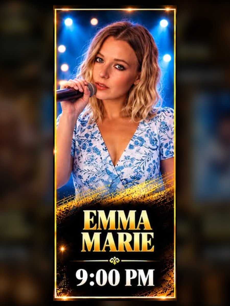 Emma Marie en St Eugen's, San Eugenio: cartel del evento en Tenerife