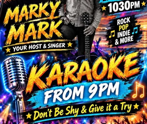Karaoke with Marky Mark — The Garrison Public House