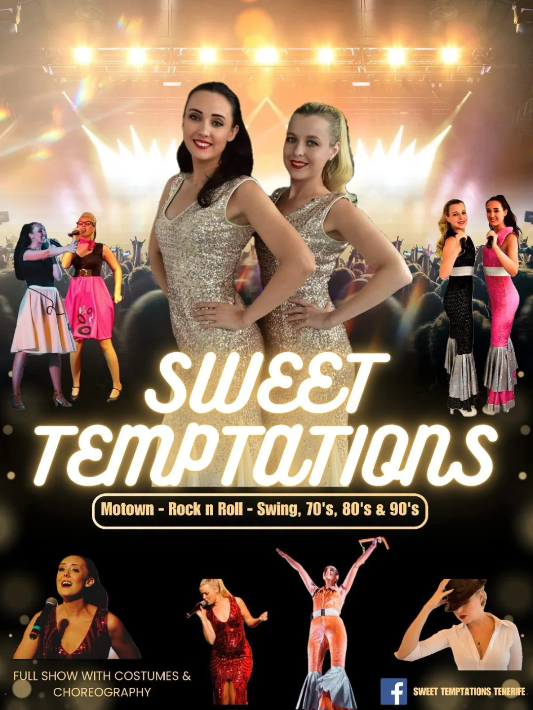 Sweet Temptations Tenerife en The Keg and Church, Costa Adeje: cartel del evento en Tenerife