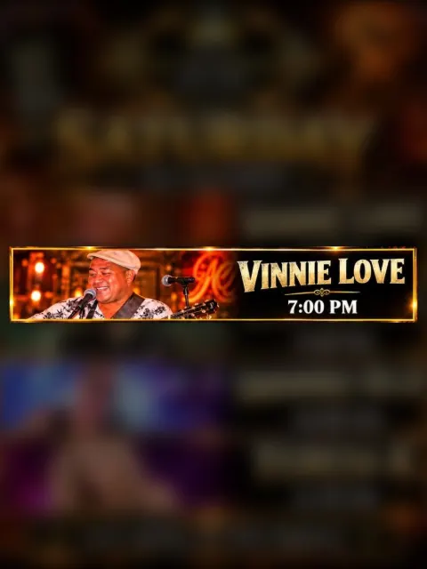 Vinnie Love en St Eugen's, San Eugenio: cartel del evento en Tenerife