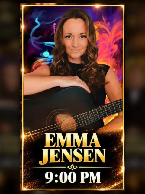 Emma Jensen im St Eugen's, San Eugenio – Veranstaltungsplakat Teneriffa