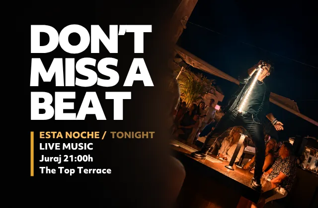 Juraj im Hard Rock Cafe Tenerife, Playa de las Américas – Veranstaltungsplakat Teneriffa