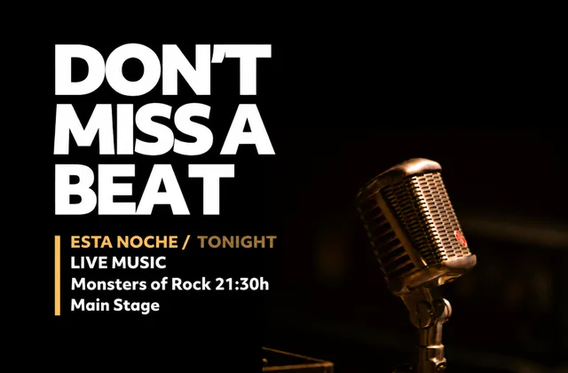Monsters of Rock ft SoundChaser at Hard Rock Cafe Tenerife, Playa de las Américas — Tenerife event poster