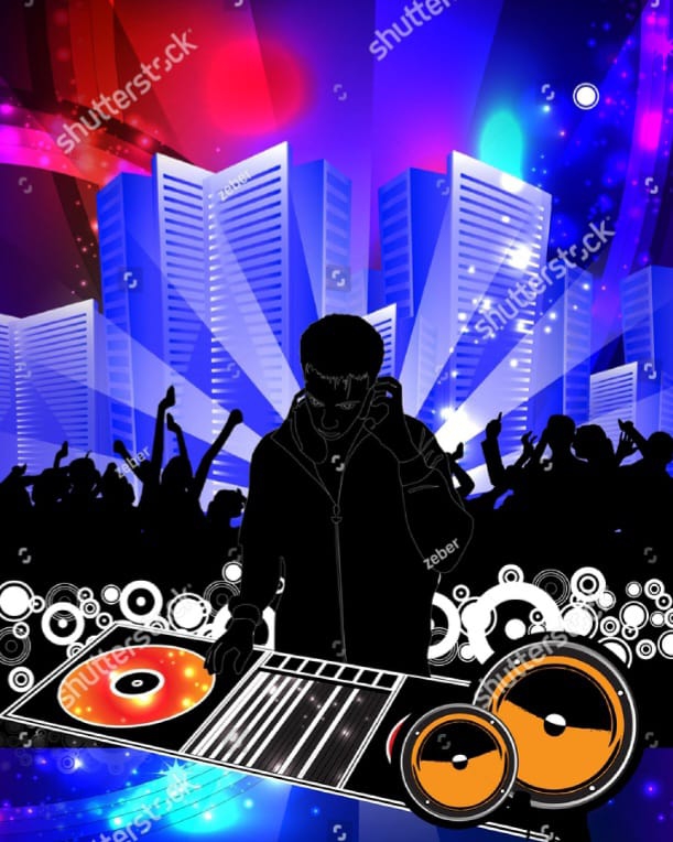 DJ every night at Uluwatu Nikkei Kitchen and Bar, Playa de las Américas — Tenerife event poster