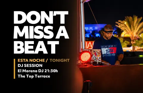 Dj Session El Moreno im Hard Rock Cafe Tenerife, Playa de las Américas – Veranstaltungsplakat Teneriffa